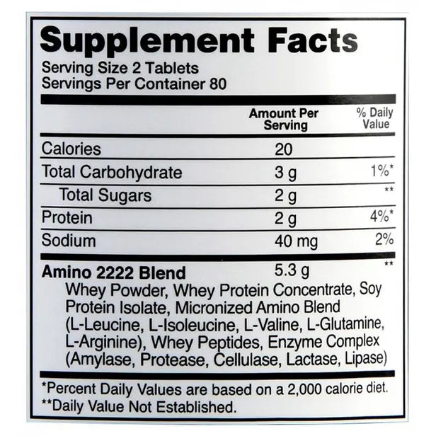 Optimum Nutrition Superior Amino 222