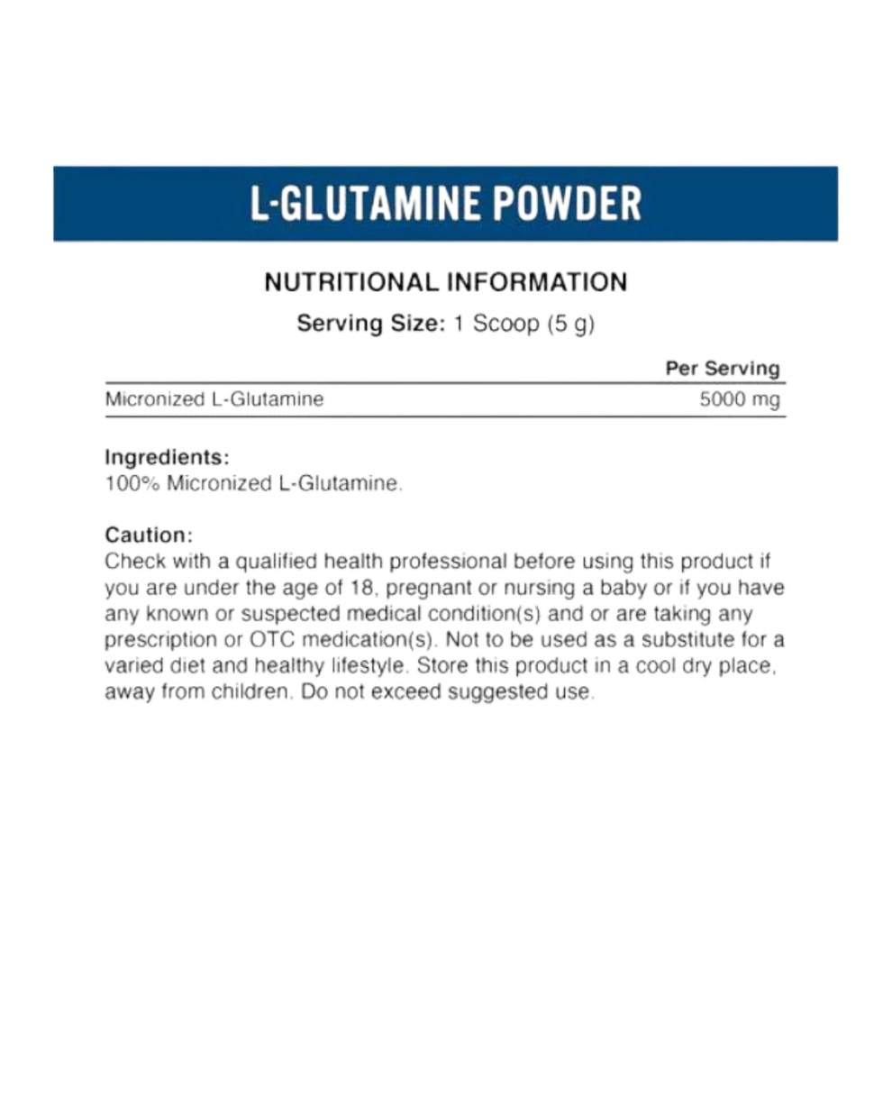 Applied Nutrition Glutamine