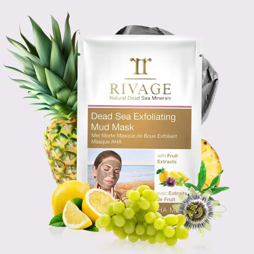 Dead Sea Exfoliating Facial Mud Mask - Pack of 4 Sachets (25g x 4)