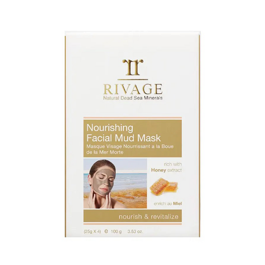 Dead Sea Nourishing Facial Mud Mask - Pack of 4 Sachets (25g x 4)