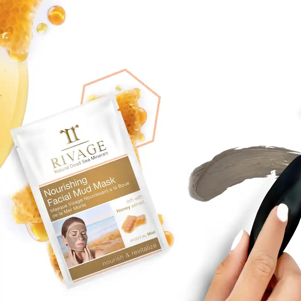 Dead Sea Nourishing Facial Mud Mask - Pack of 4 Sachets (25g x 4)